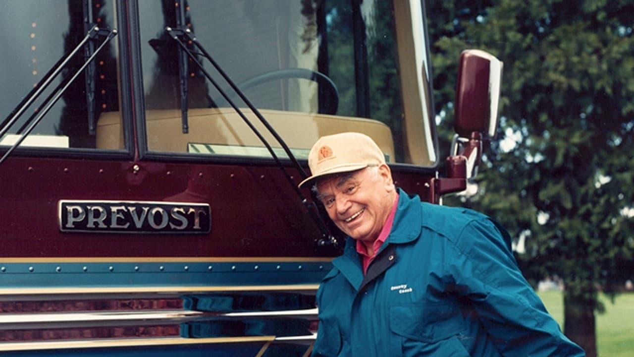 Ernest Borgnine on the Bus backdrop