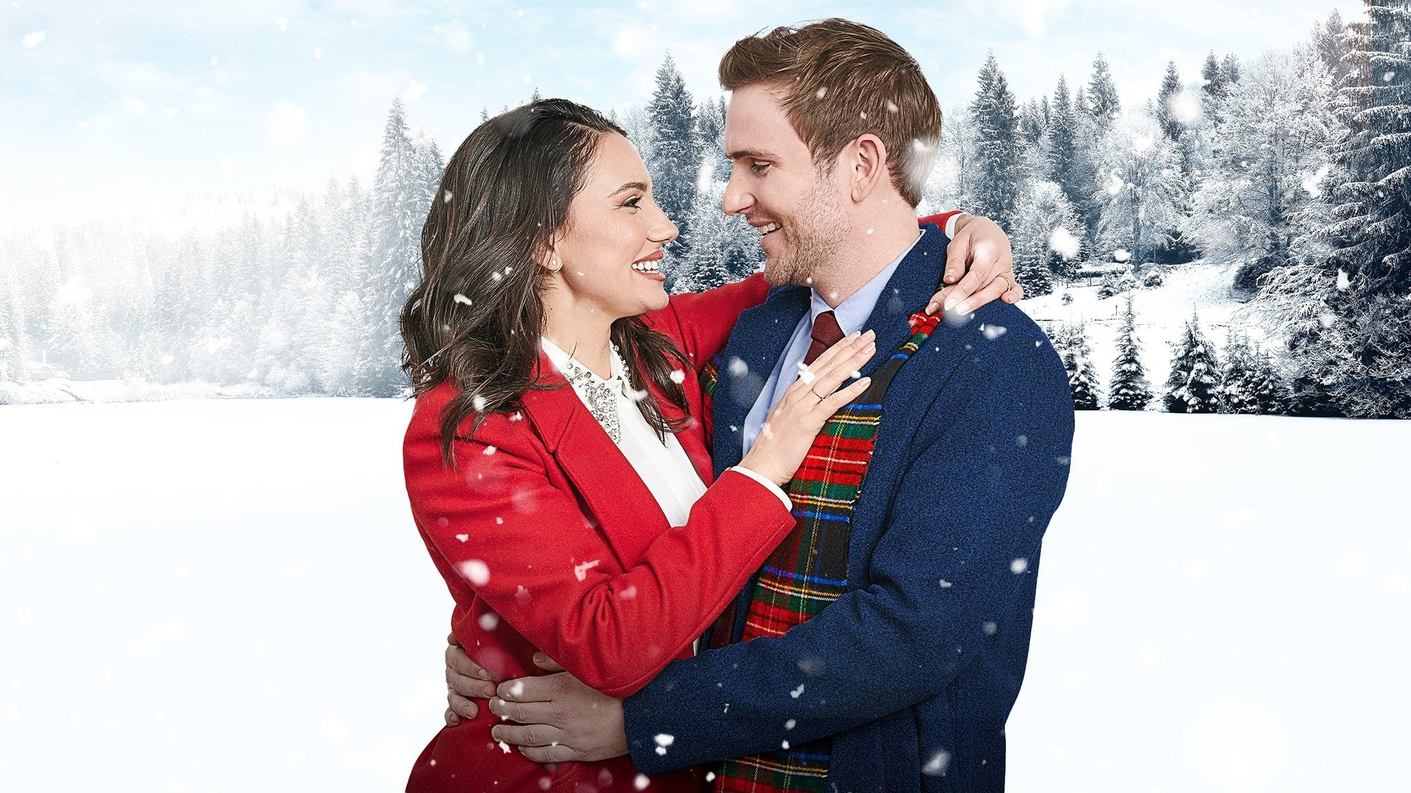 Falling in Love at Christmas backdrop