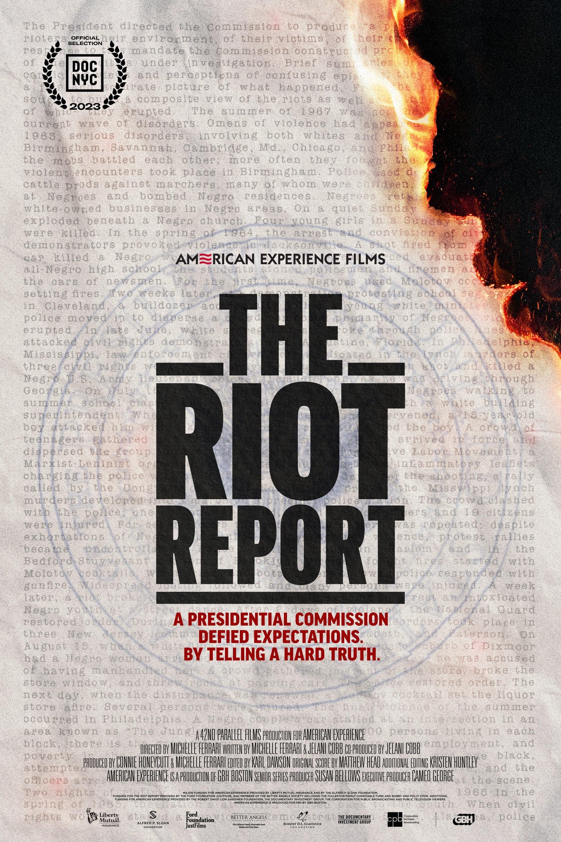 The Riot Report poster