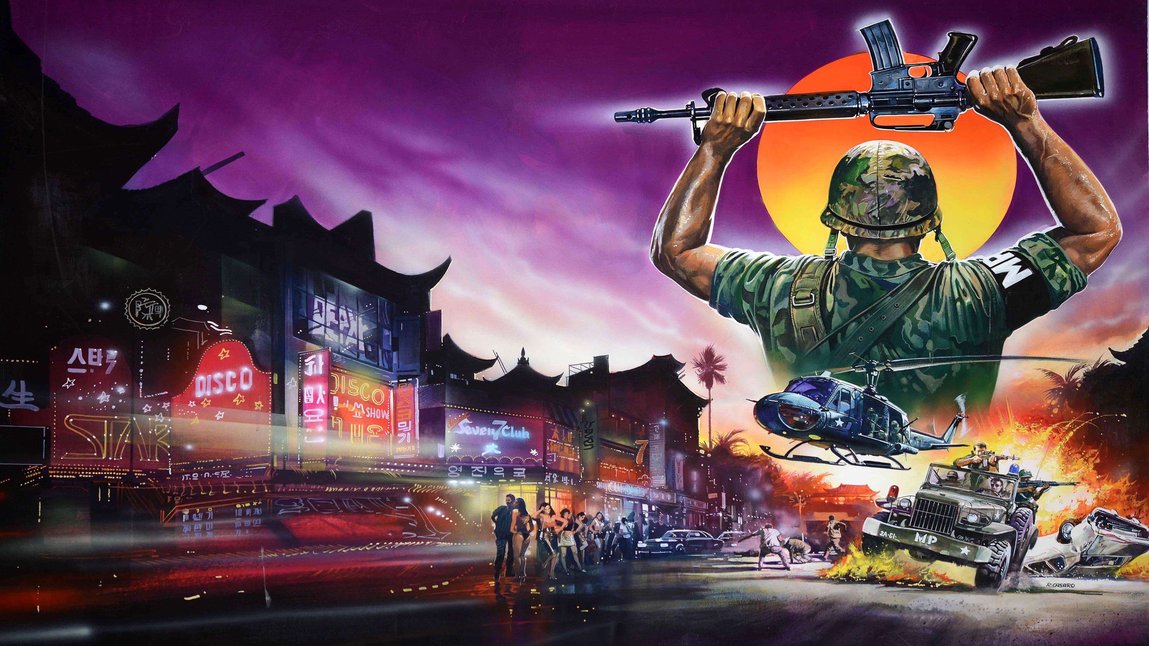 Saigon Commandos backdrop