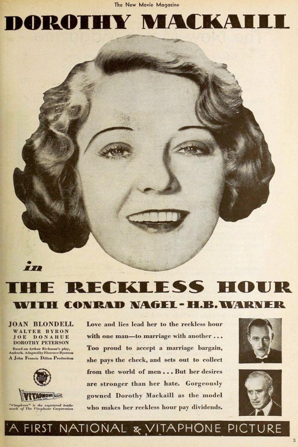 The Reckless Hour poster