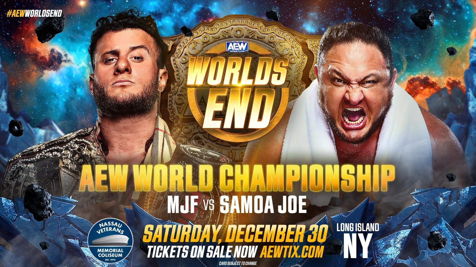 AEW Worlds End backdrop