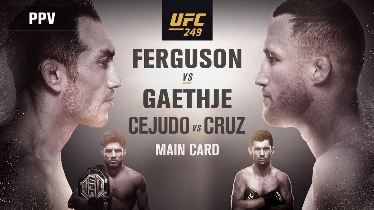 UFC 249: Ferguson vs. Gaethje backdrop