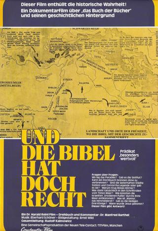 ...und die Bibel hat doch recht poster