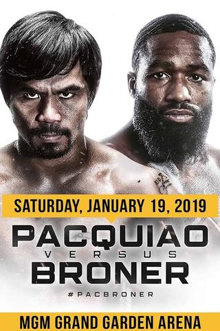 Manny Pacquiao vs. Adrien Broner poster