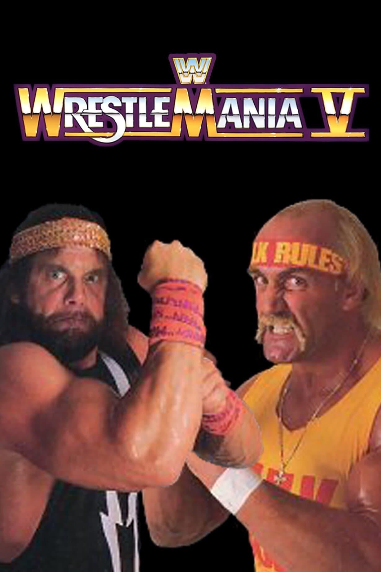 WWE WrestleMania V poster