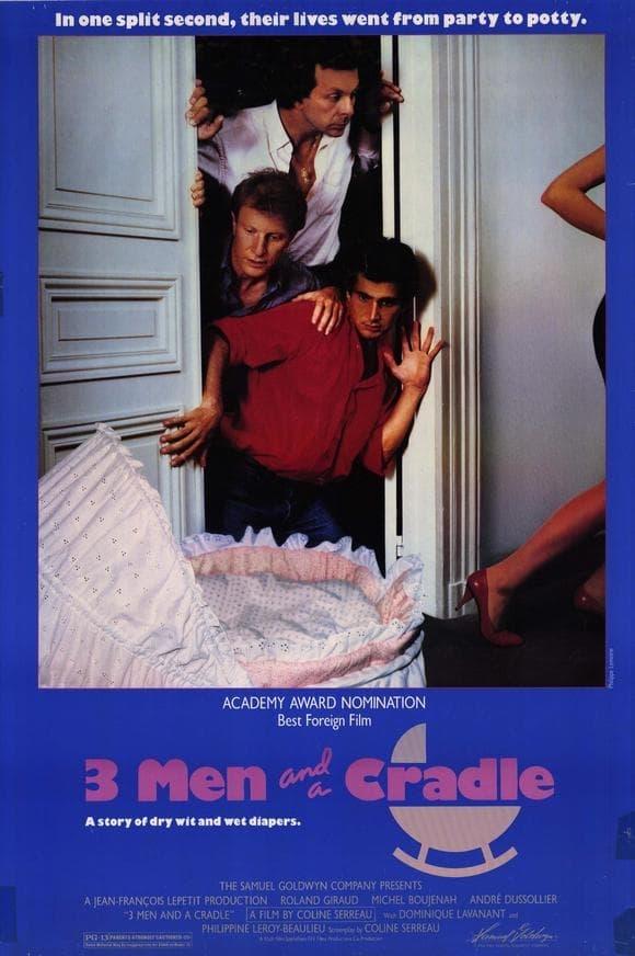 Three Men and a Cradle poster