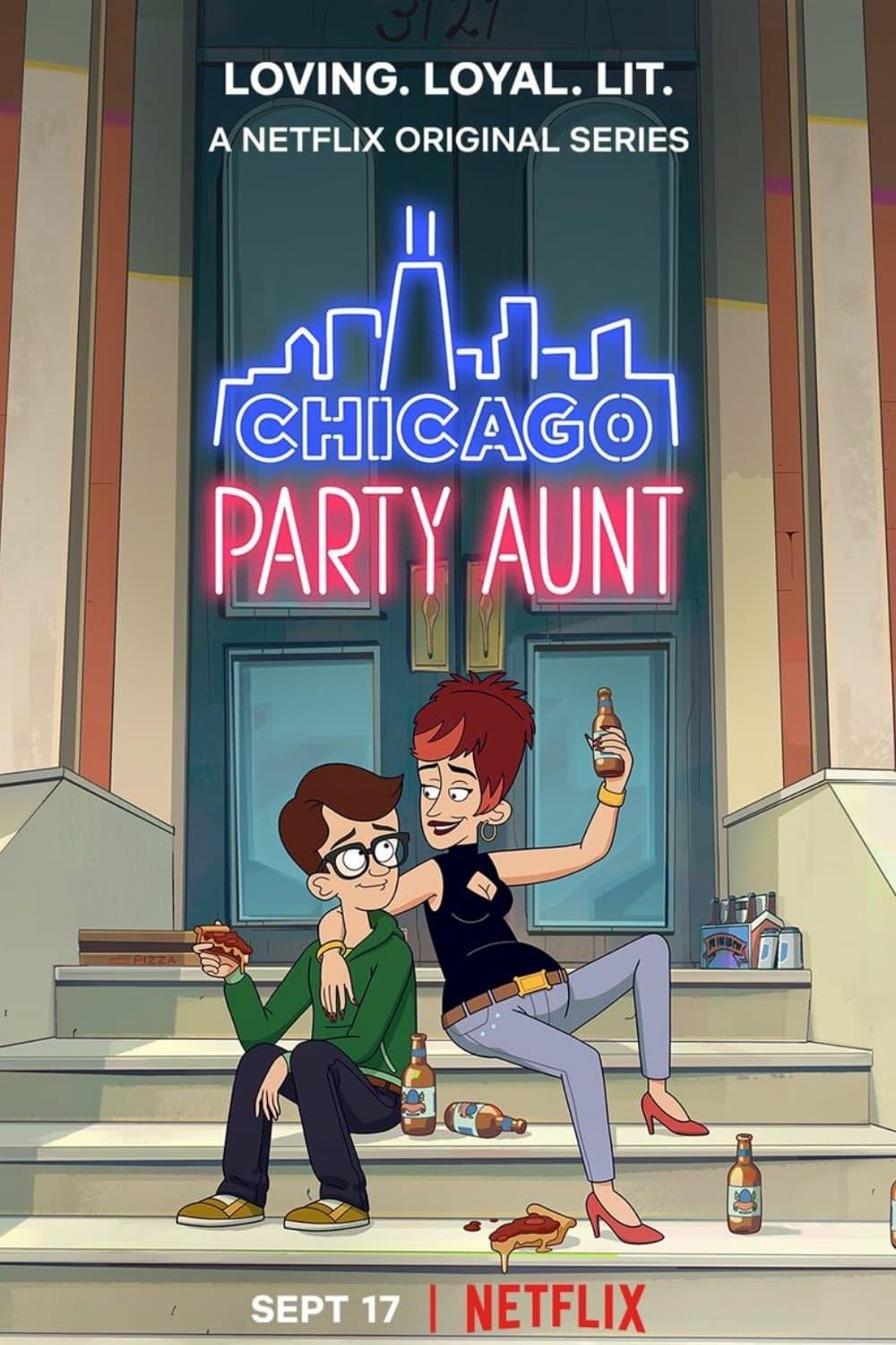Chicago Party Aunt poster