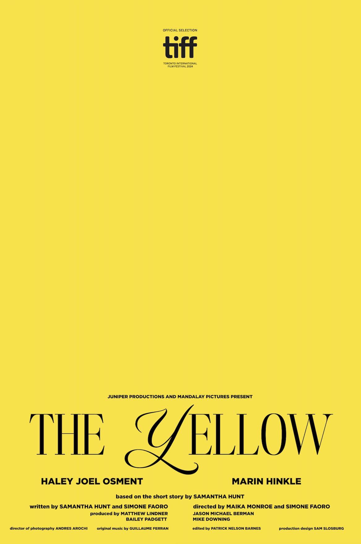 The Yellow poster