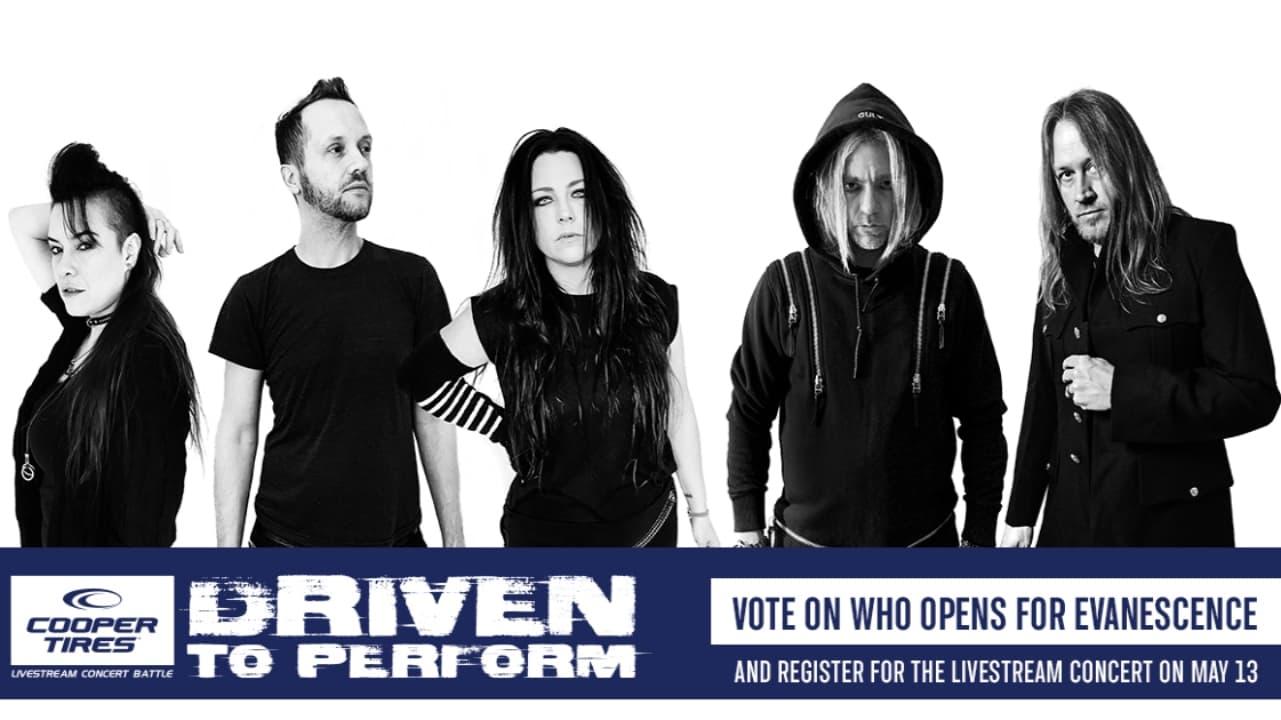 Evanescence - Driven To Perform Livestream backdrop