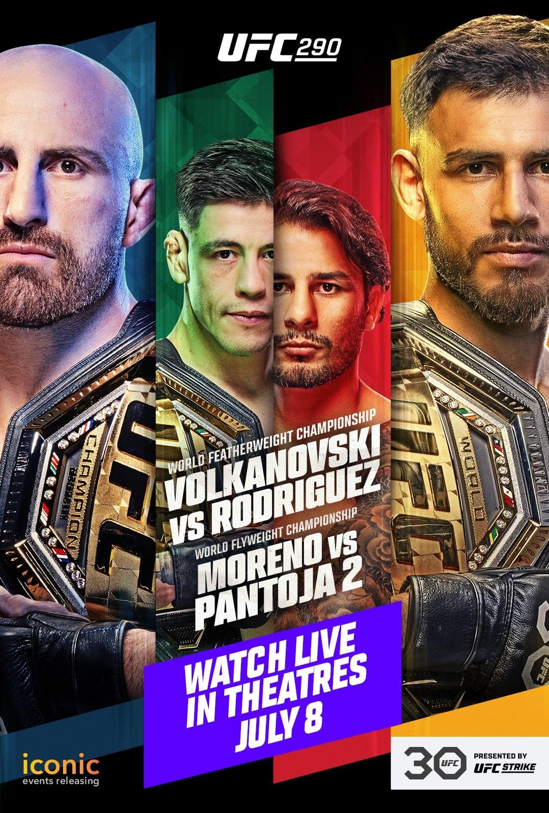 UFC 290: Volkanovski vs. Rodriguez poster
