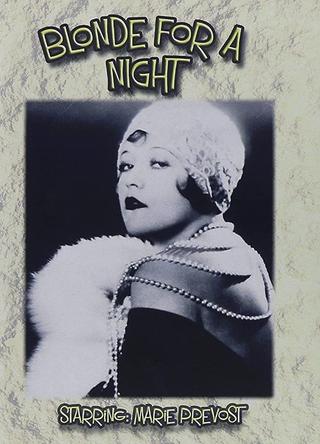 A Blonde for a Night poster