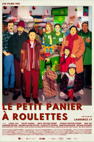 Le petit panier à roulettes poster