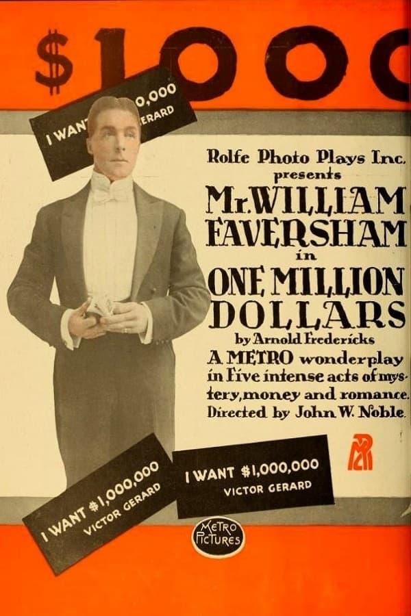 One Million Dollars poster