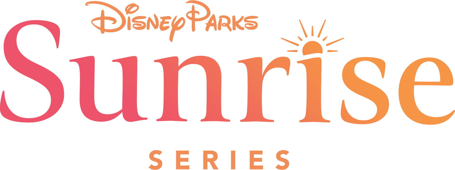 Disney Parks Sunrise Series logo