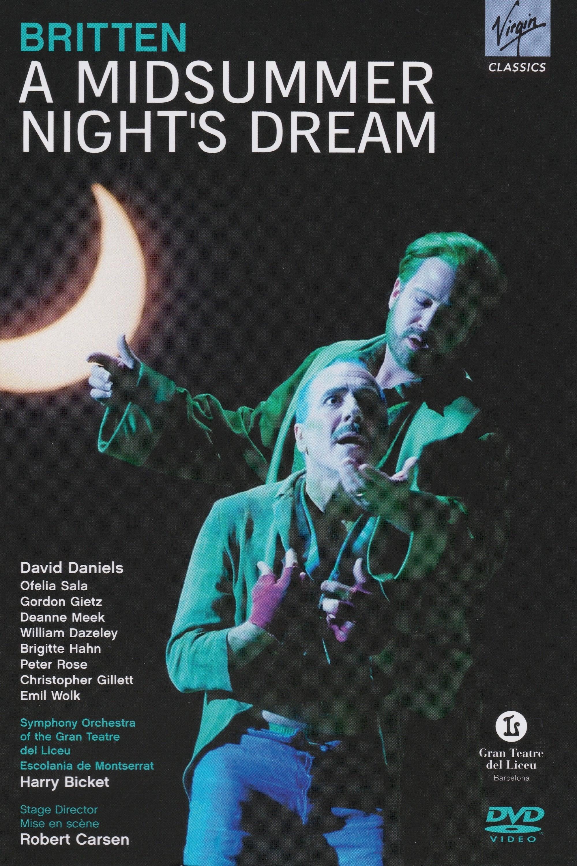 Benjamin Britten - A Midsummer Night's Dream poster