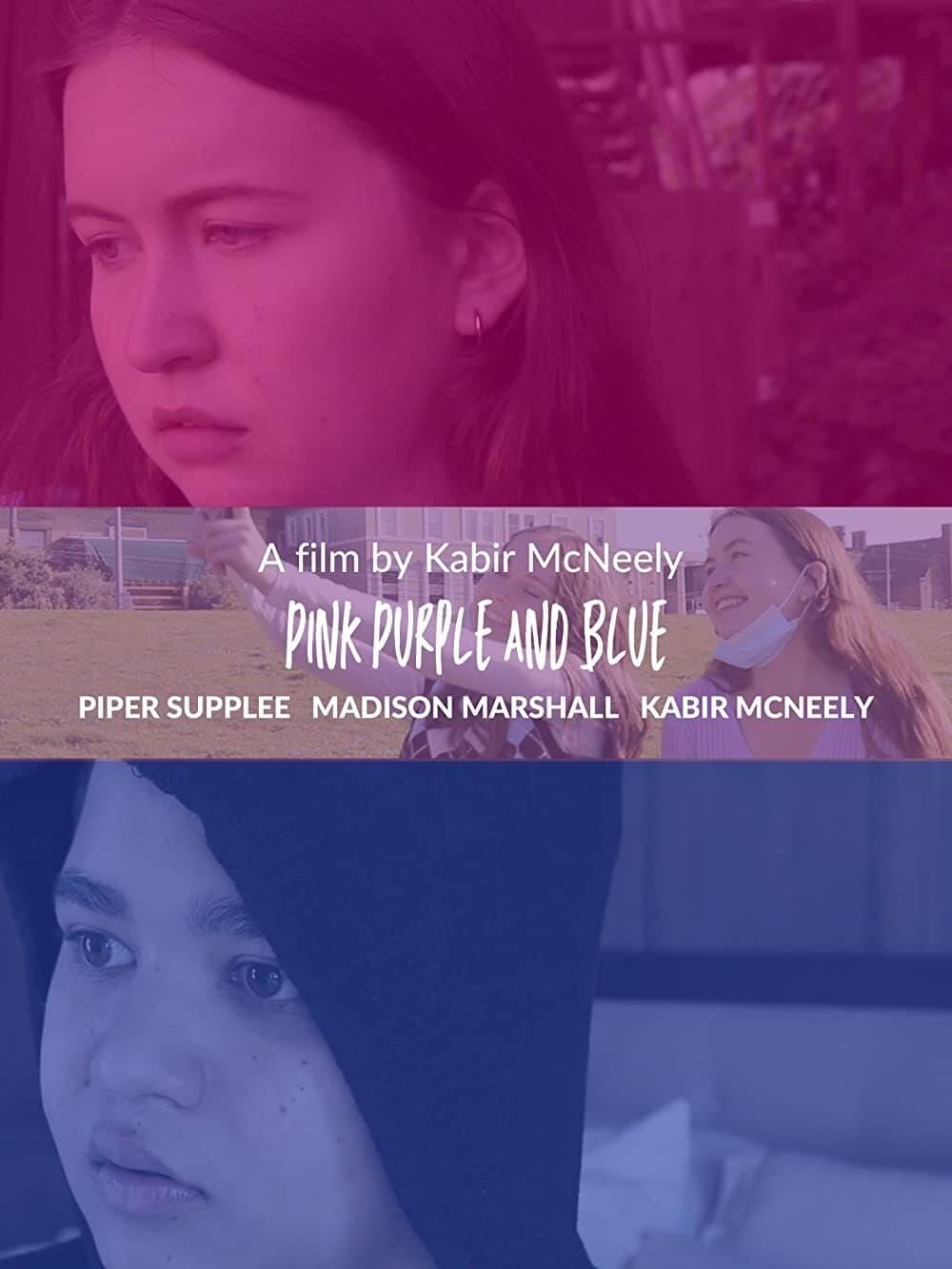 Pink Purple and Blue poster