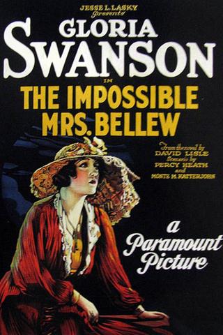 The Impossible Mrs. Bellew poster