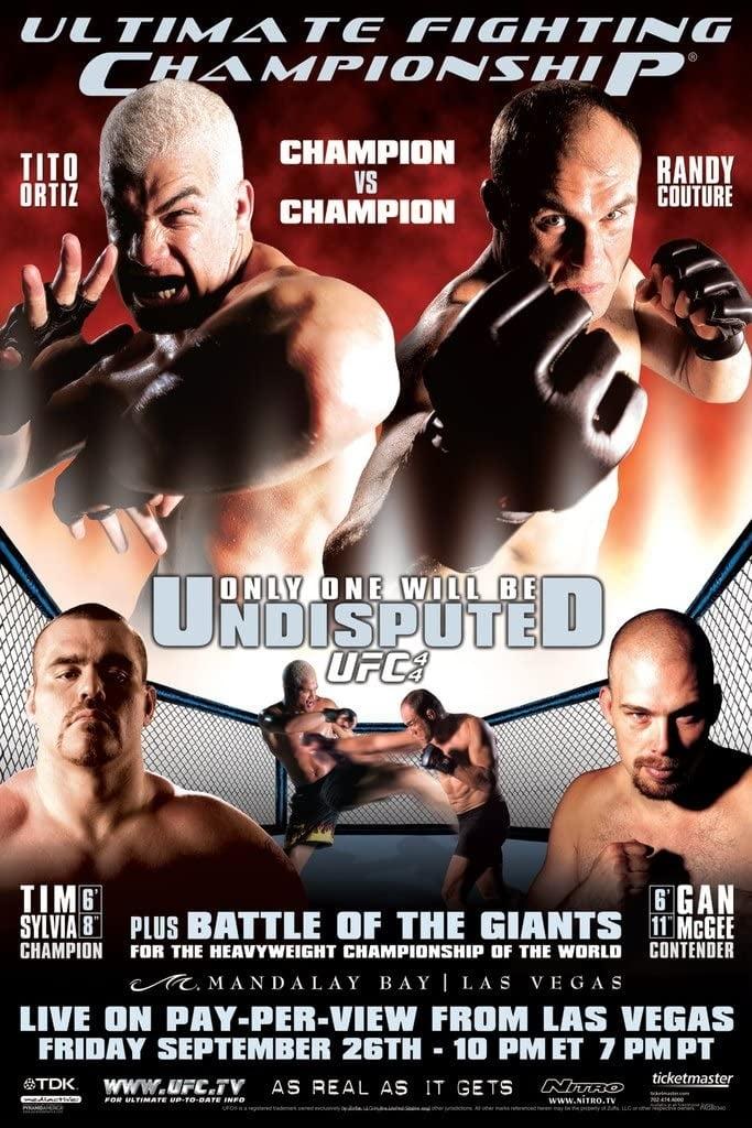 UFC 44: Undisputed poster