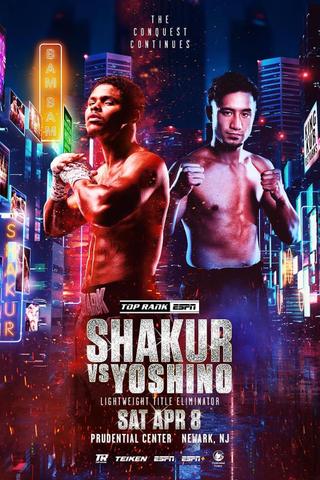 Shakur Stevenson vs. Shuichiro Yoshino poster