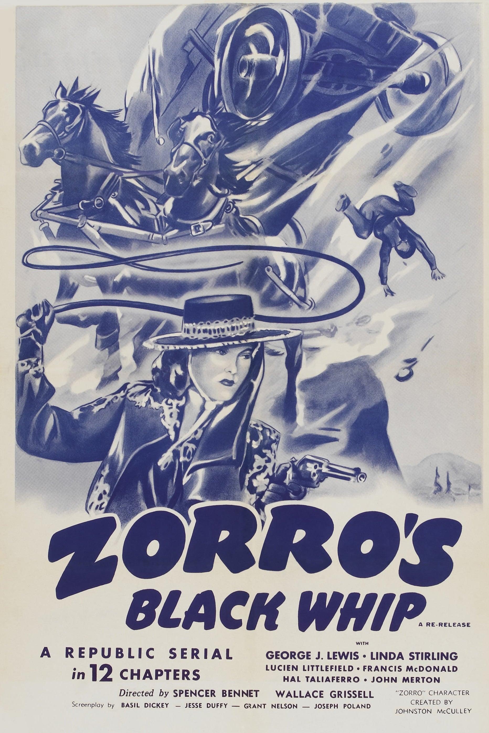 Zorro's Black Whip poster