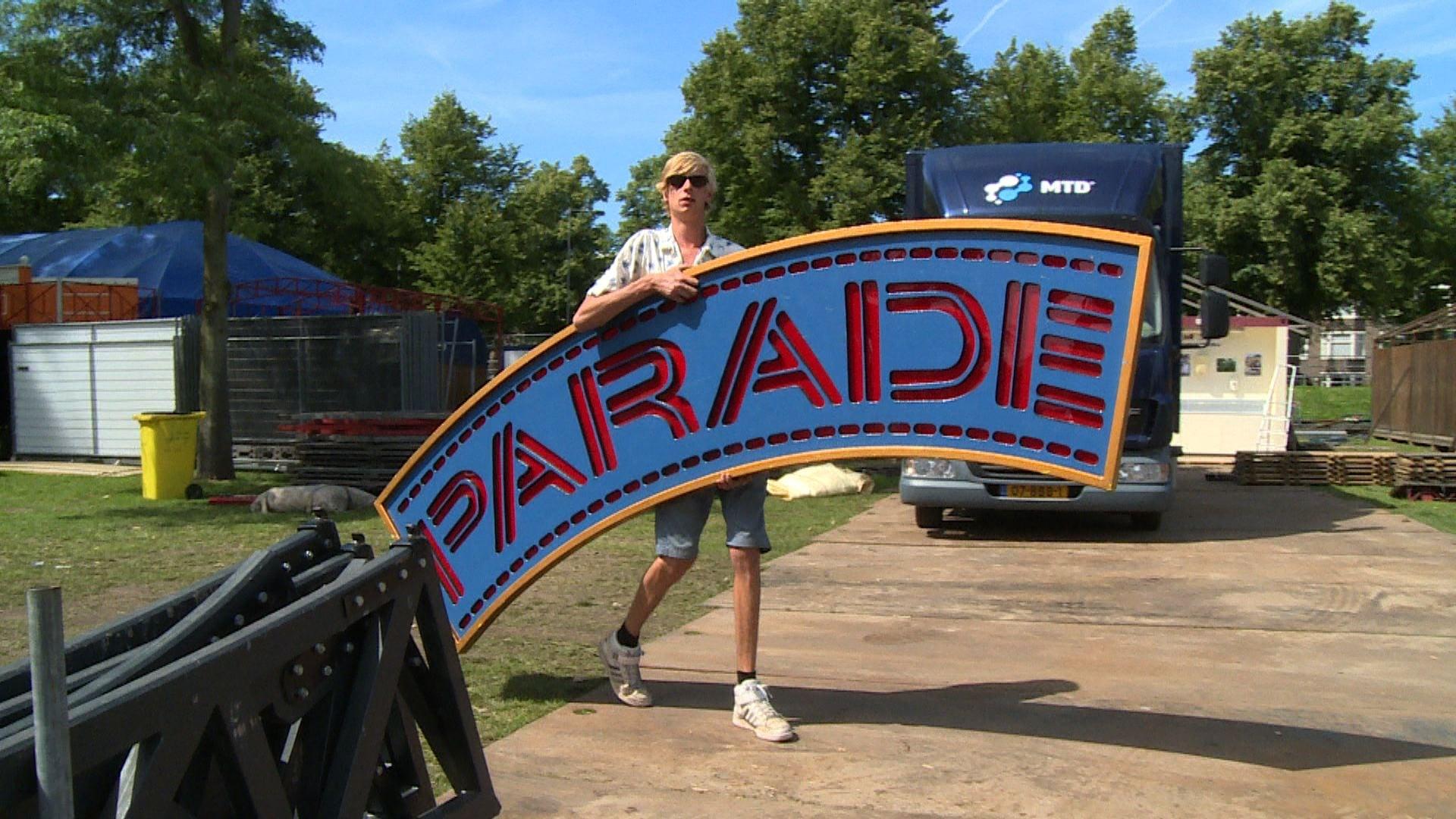 Parade backdrop