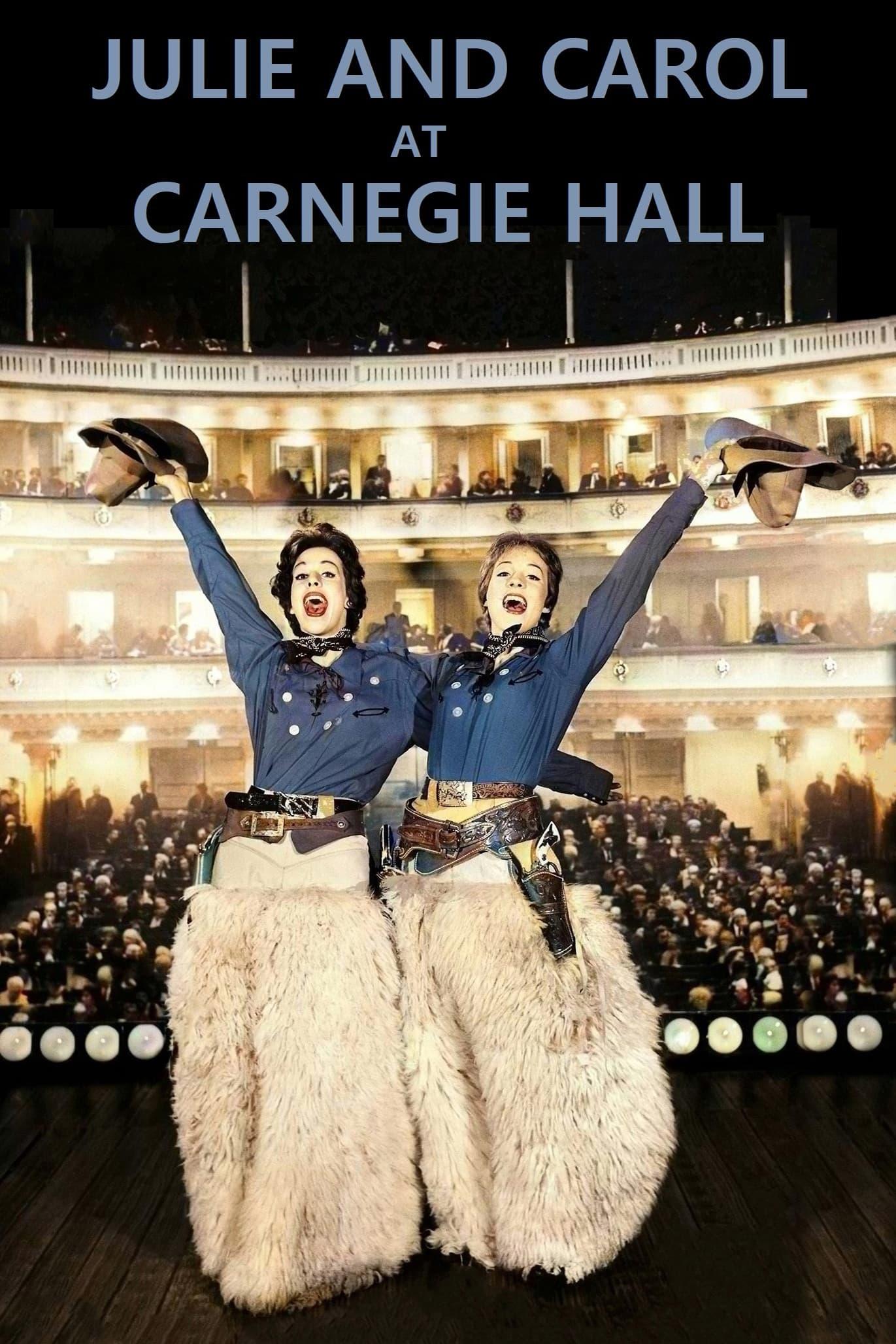 Julie and Carol at Carnegie Hall poster