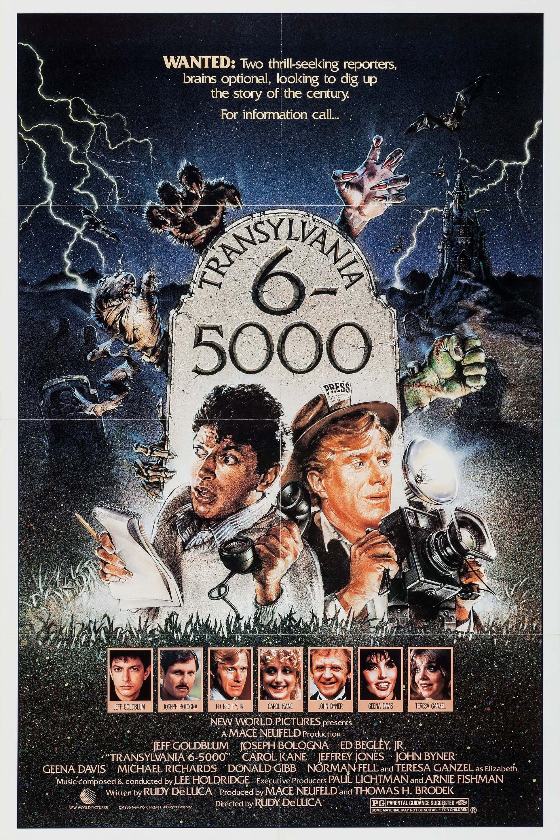 Transylvania 6-5000 poster