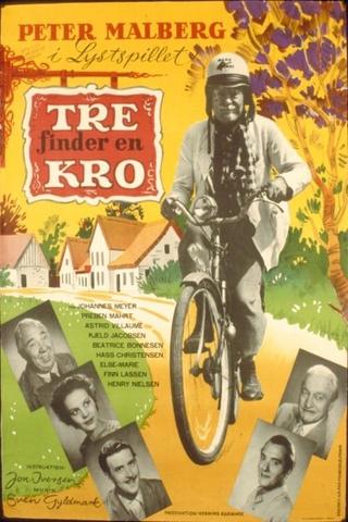 Tre finder en kro poster