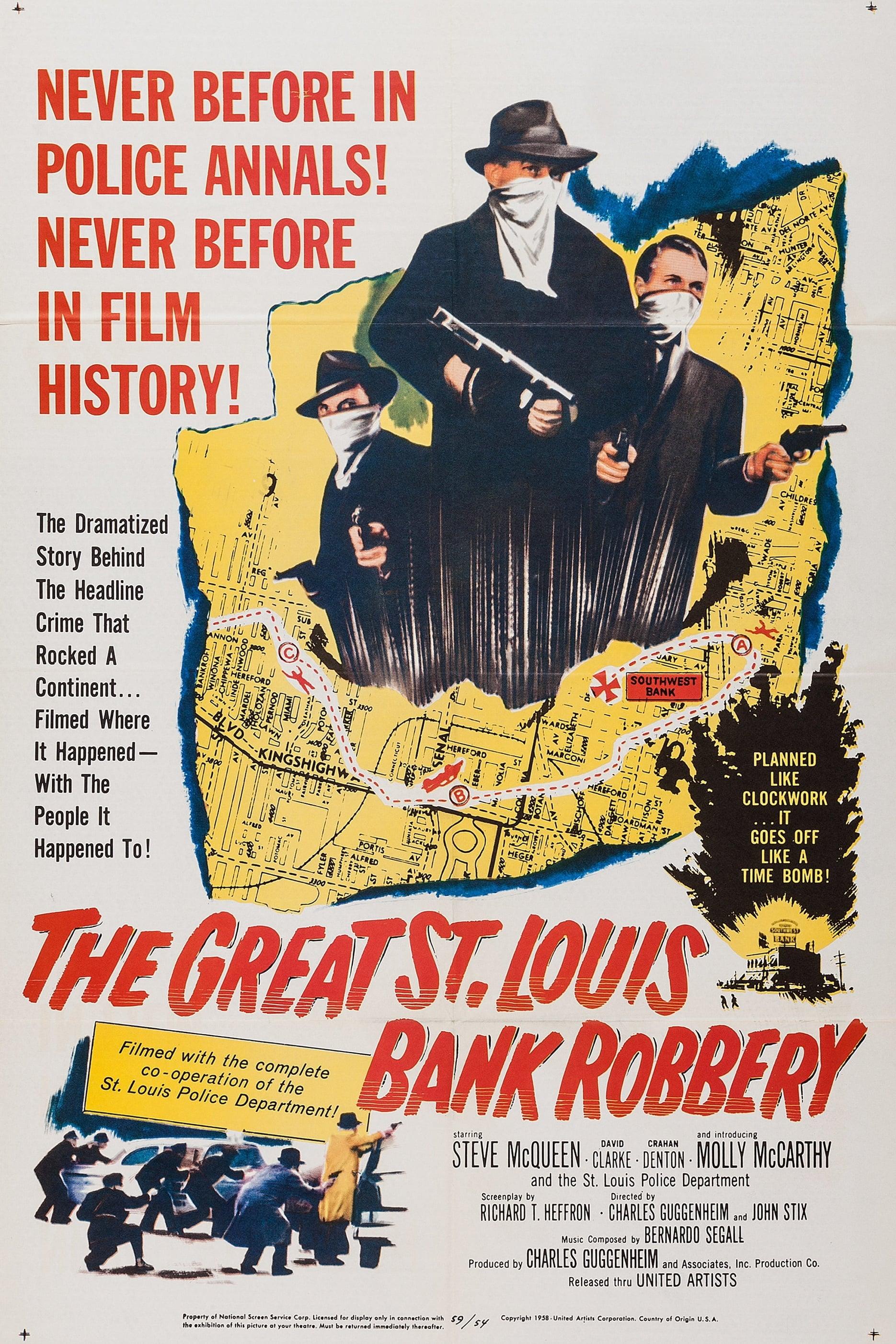 The Great St. Louis Bank Robbery poster