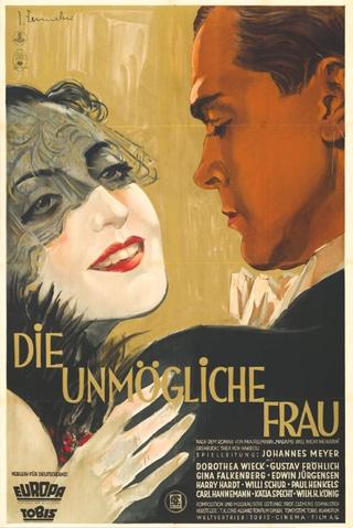 Die unmögliche Frau poster