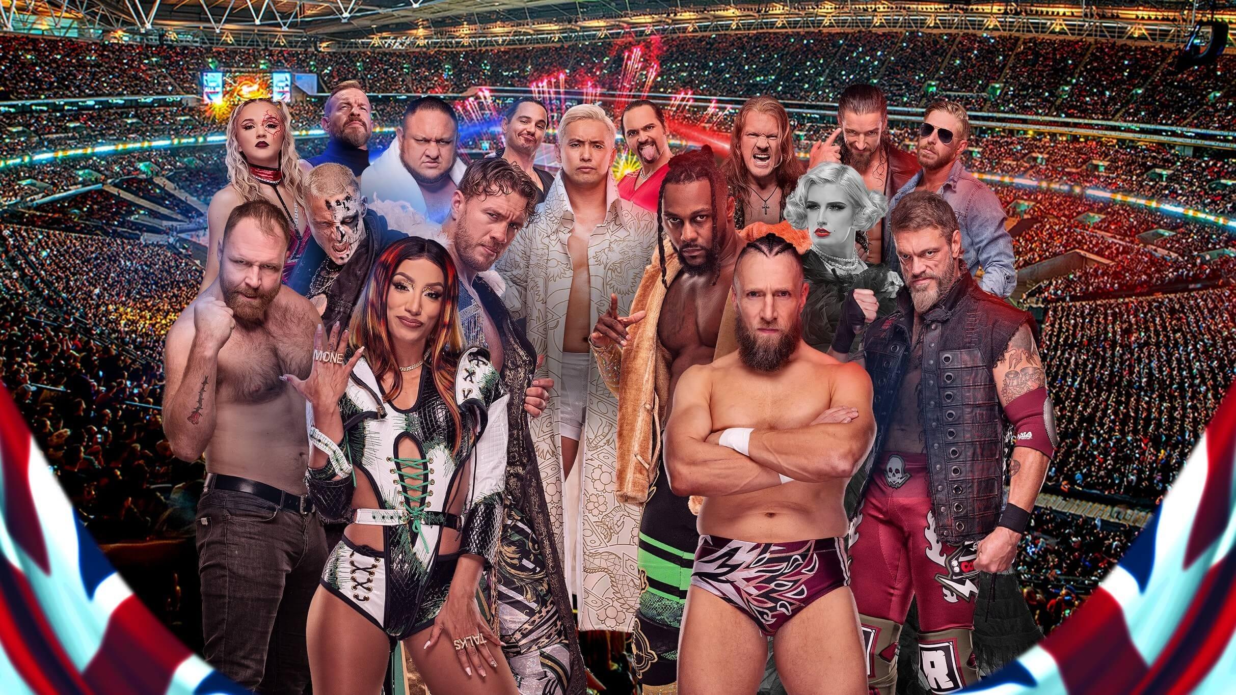 AEW All In: London backdrop