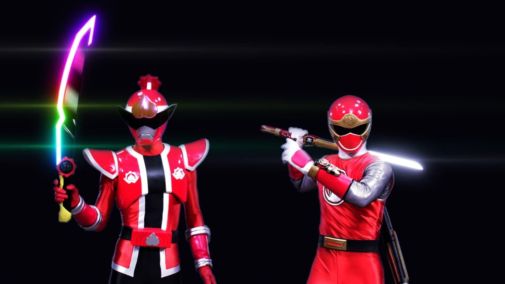 Ninpuu Sentai Hurricaneger with Donbrothers backdrop