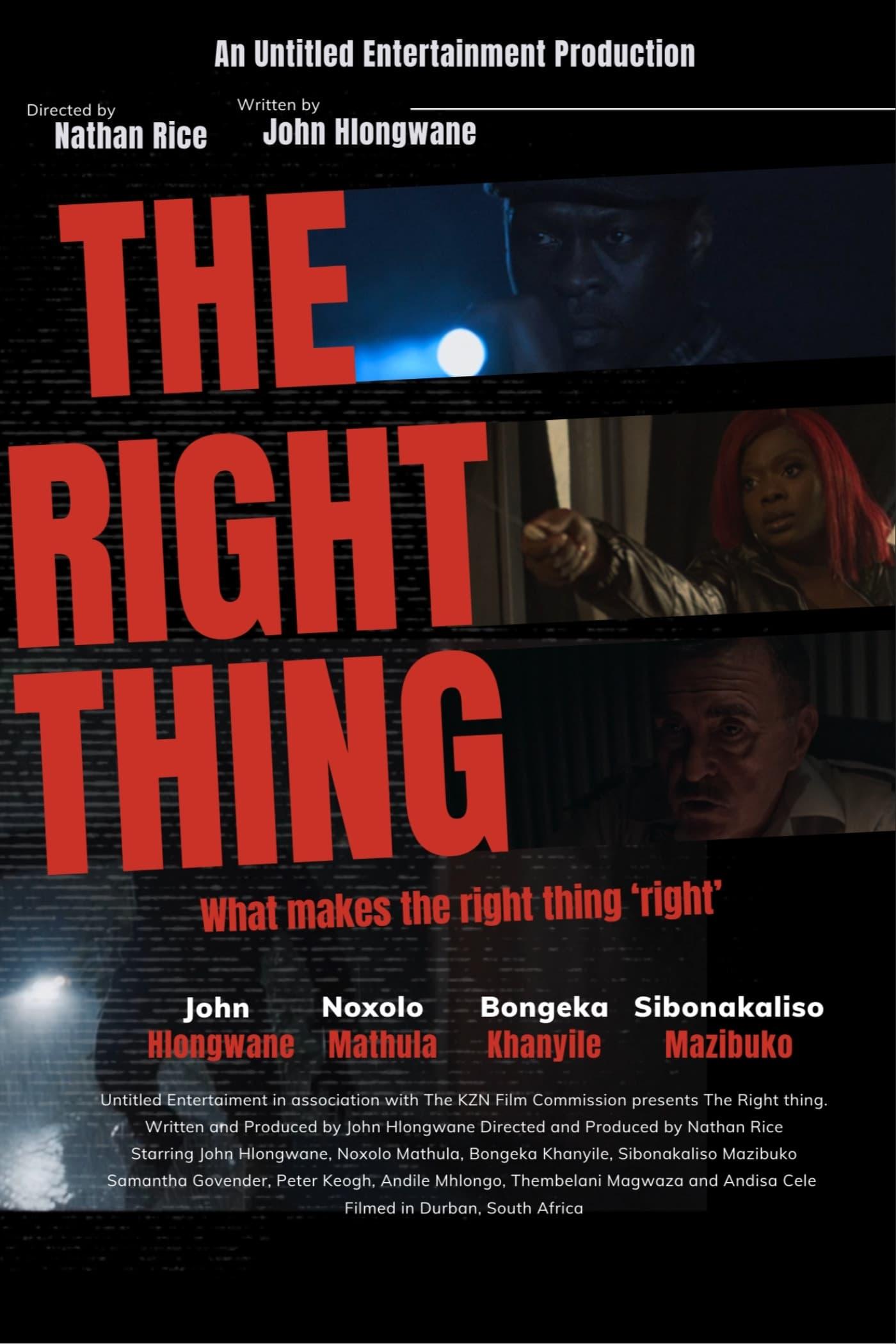 The Right Thing poster