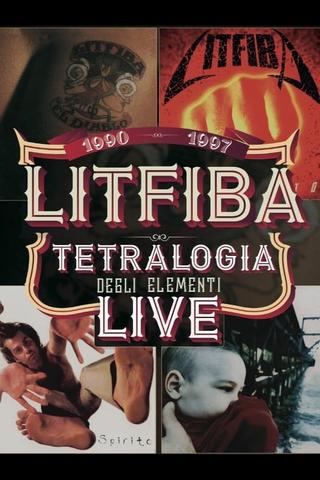 Litfiba: Tetralogia degli Elementi live poster