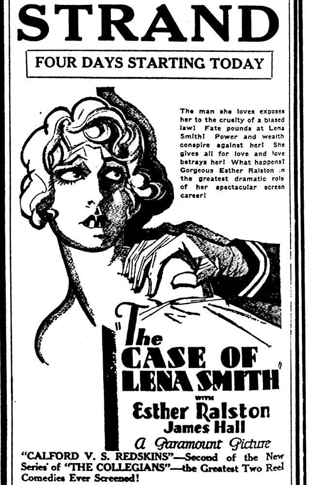 The Case of Lena Smith poster