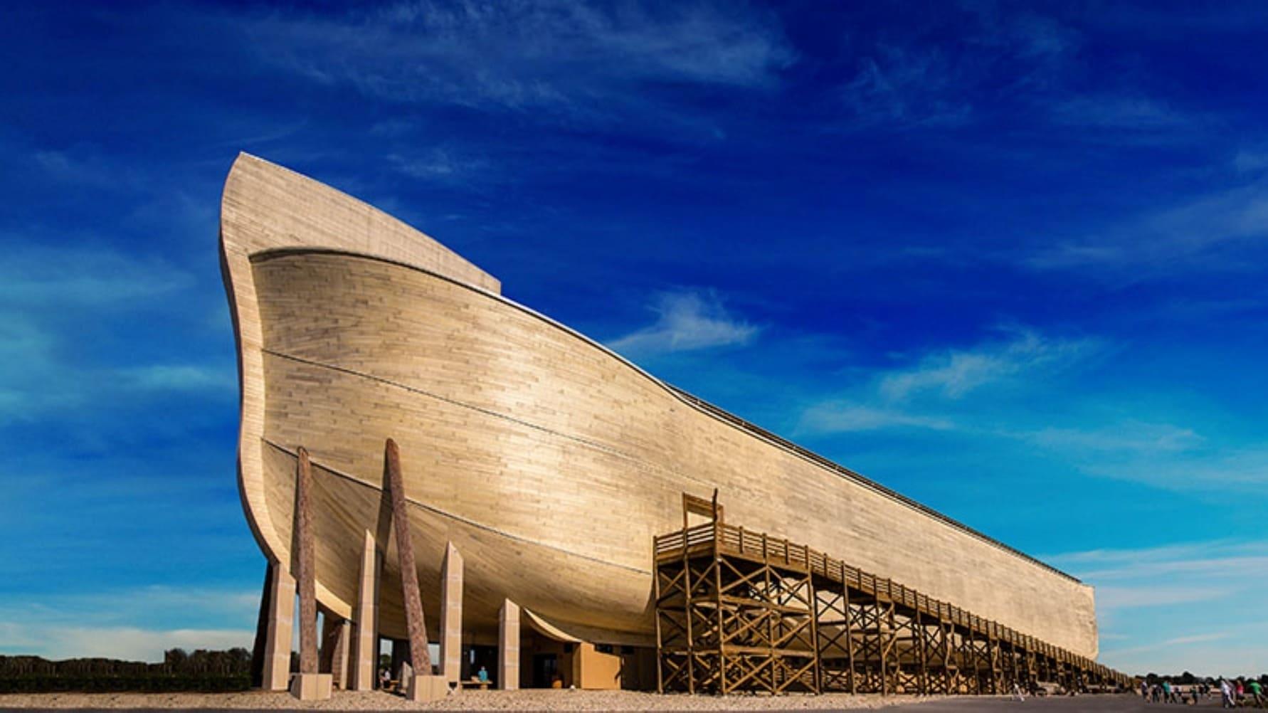 The Building of the Ark Encounter backdrop
