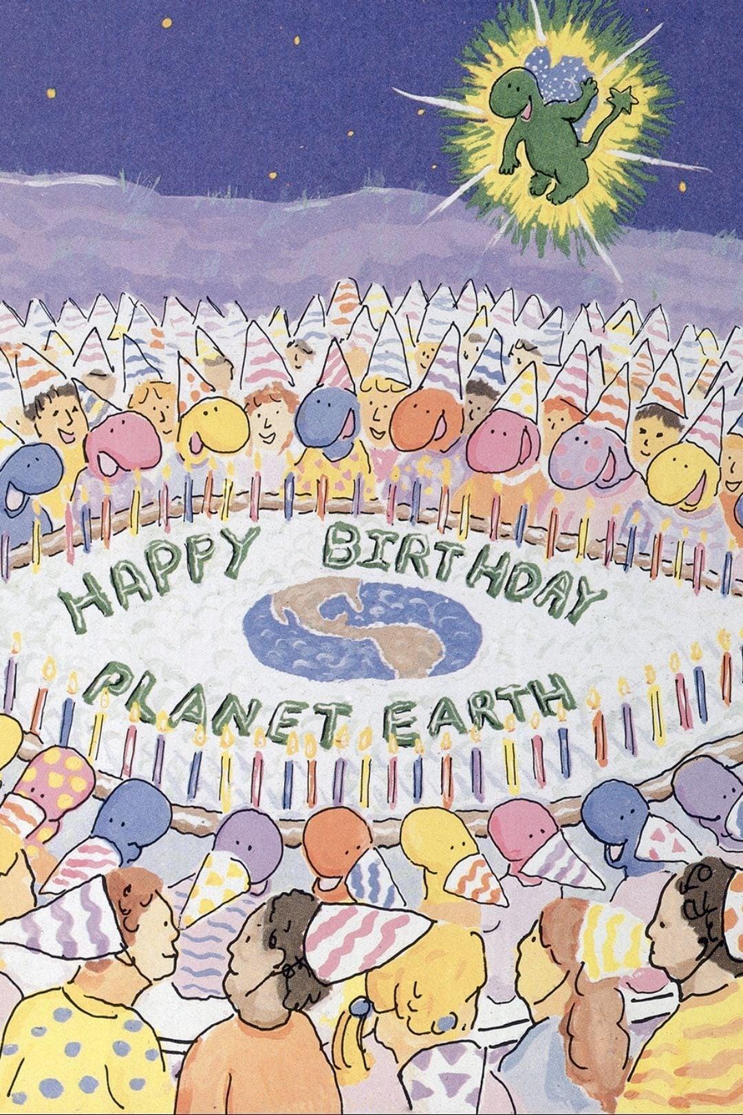 Earthday Birthday poster