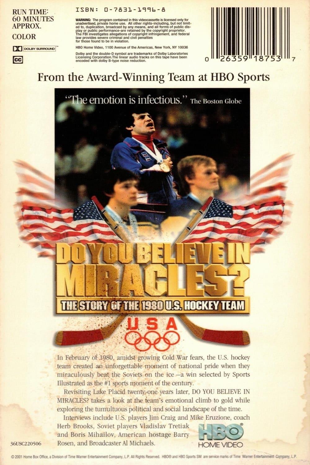 Do You Believe in Miracles? The Story of the 1980 U.S. Hockey Team poster