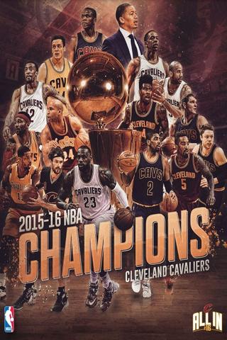 2016 NBA Champions: Cleveland Cavaliers poster
