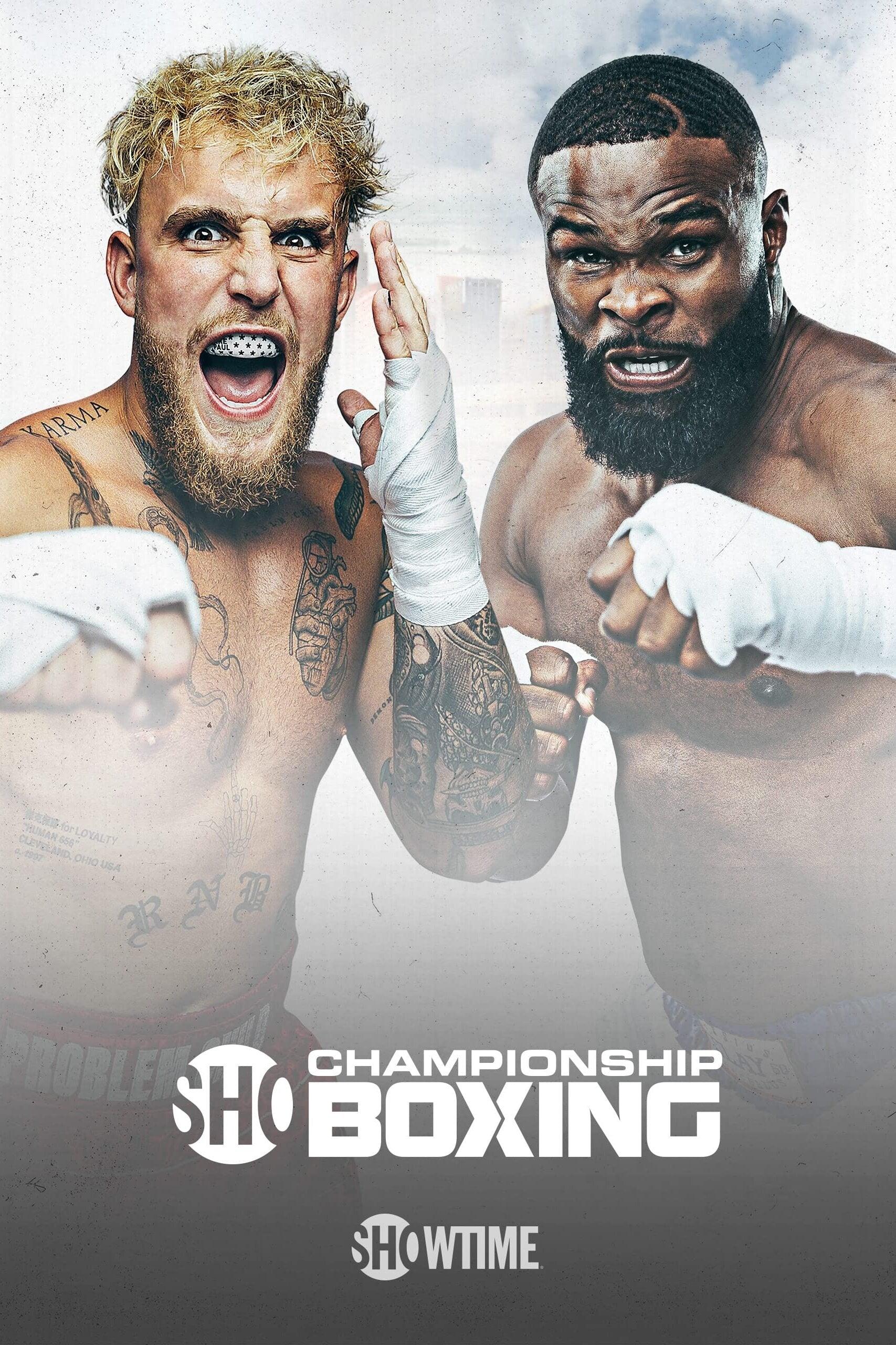 Jake Paul vs. Tyron Woodley II poster