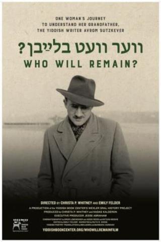 Who Will Remain? poster