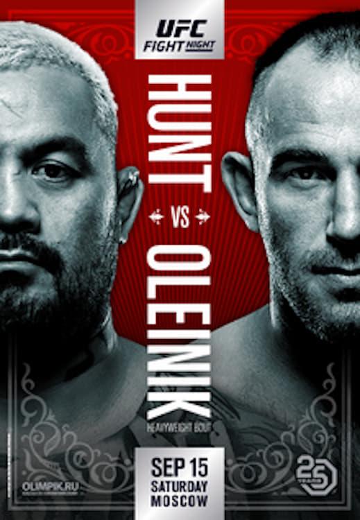 UFC Fight Night 136: Hunt vs. Oleinik poster