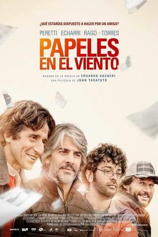 Papeles en el viento poster