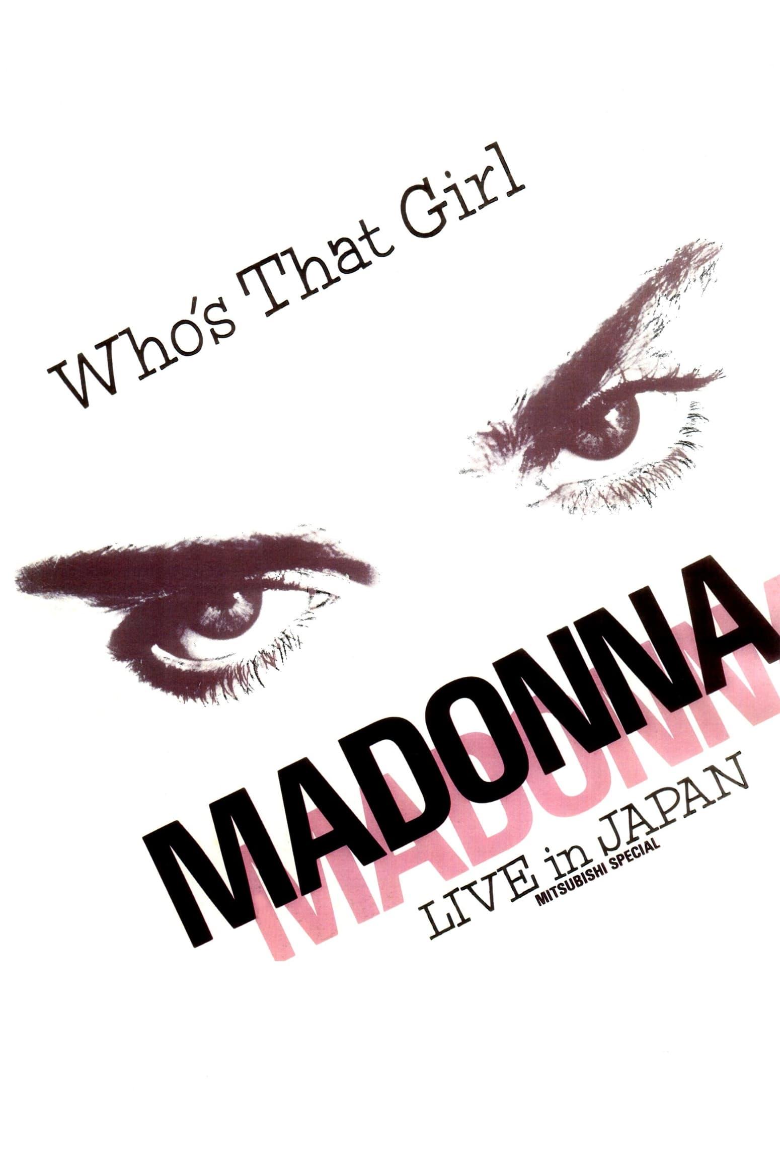 Madonna: Who's That Girl - Live in Japan poster