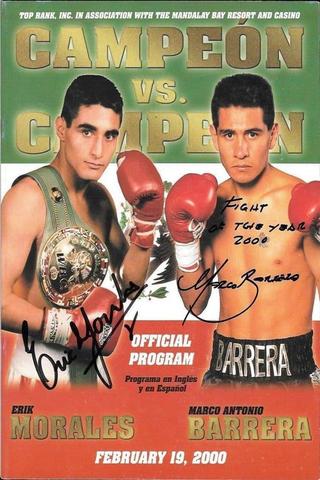 Marco Antonio Barrera vs. Erik Morales I poster