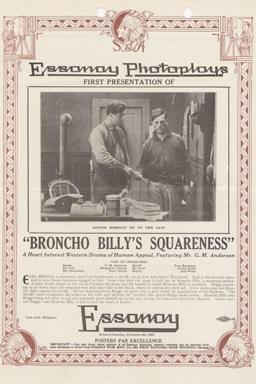 Broncho Billy's Squareness poster