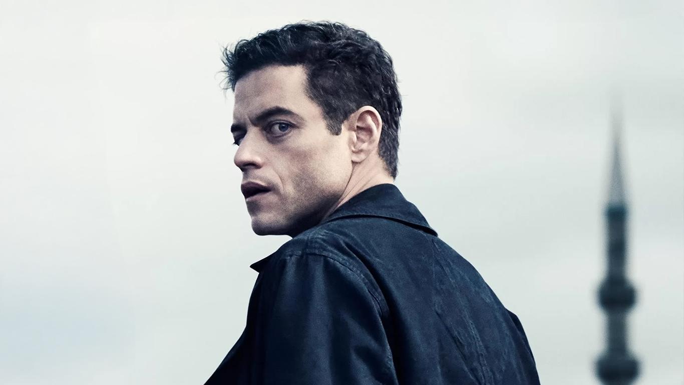 Rami Malek backdrop