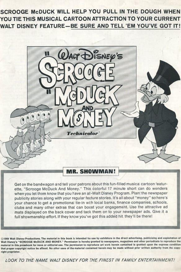 Scrooge McDuck and Money poster