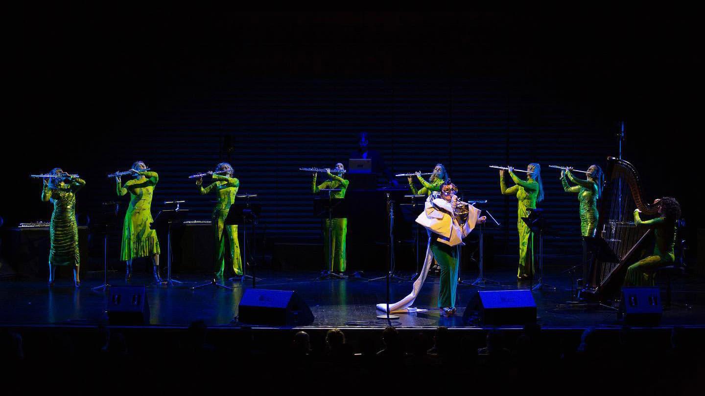 Björk Orkestral III backdrop